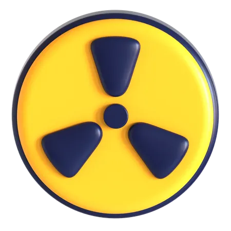 생물학적 위험  3D Icon