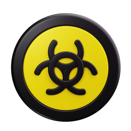 Biohazard  3D Icon