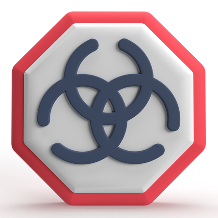Biohazard  3D Icon