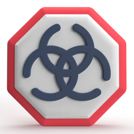 Biohazard  3D Icon