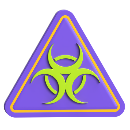 Biohazard Alert  3D Icon