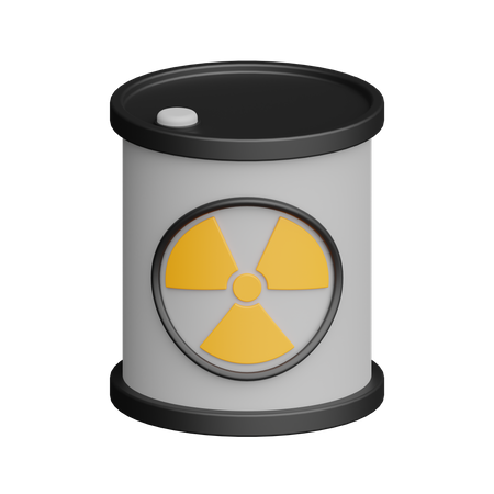 Biohazard Barrel  3D Icon