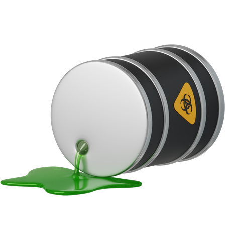 Biohazard barrel  3D Icon