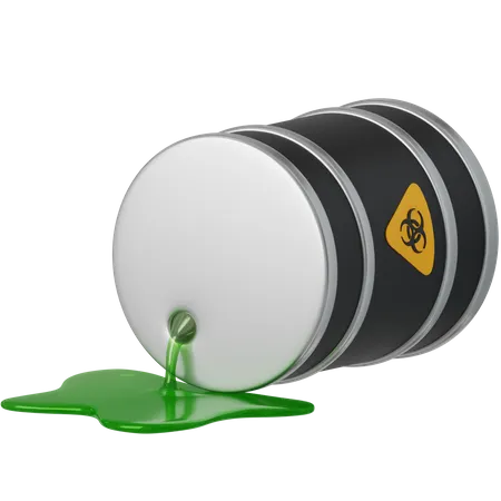 Biohazard barrel  3D Icon
