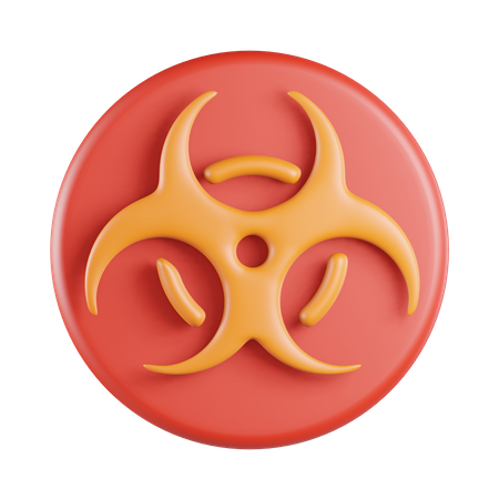 Biohazard Sign  3D Icon