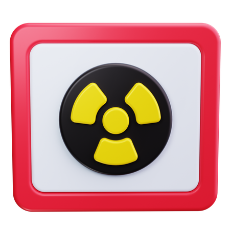 Biohazard Symbol  3D Icon