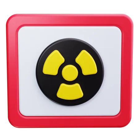 Biohazard Symbol  3D Icon