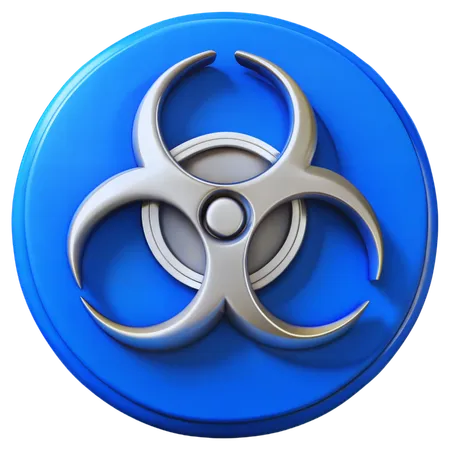 Biohazard Symbol  3D Icon