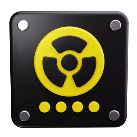 Biohazard Symbol  3D Icon