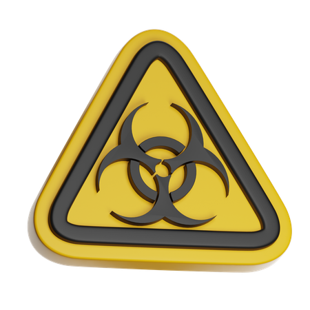 Biohazard symbol  3D Icon