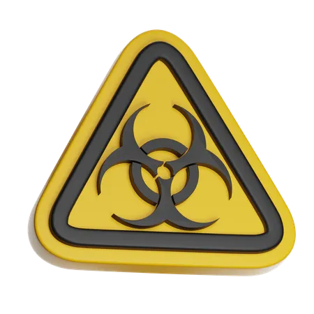 Biohazard symbol  3D Icon