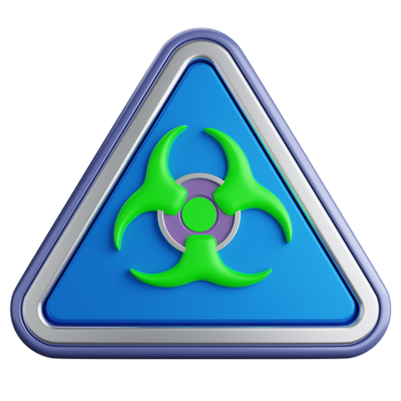 Biohazard Symbol  3D Icon