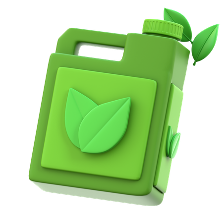 Biotreibstoff  3D Icon