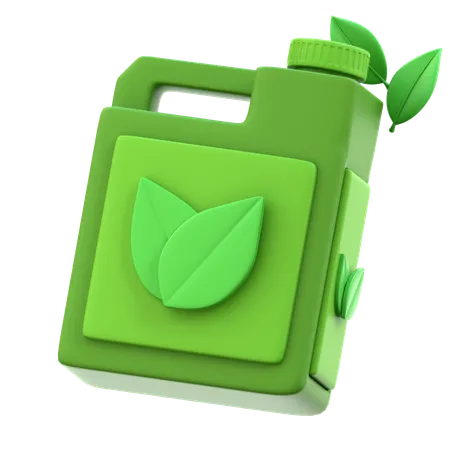 Biotreibstoff  3D Icon