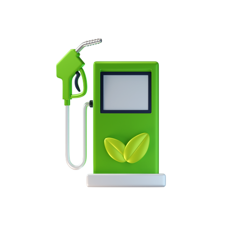 Biokraftstoffstation  3D Icon