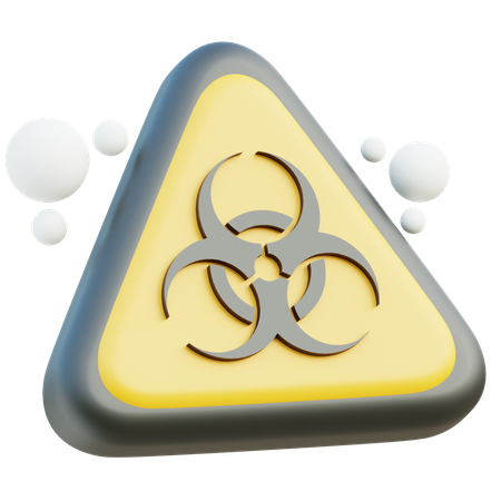 Biological Hazard  3D Icon