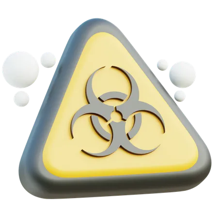 Biological Hazard  3D Icon