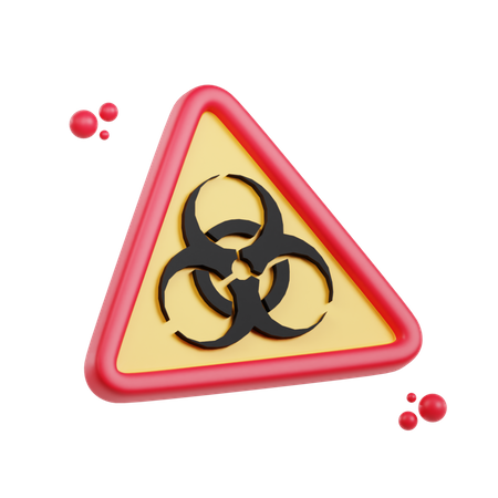 Biological Hazard  3D Icon