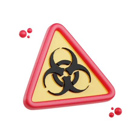 Biological Hazard  3D Icon