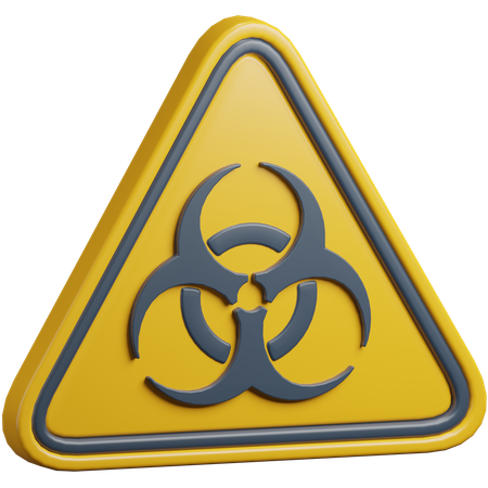 Biological Hazard  3D Icon