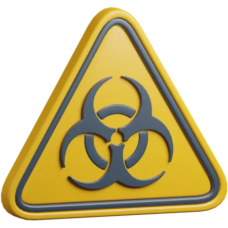 Biological Hazard  3D Icon