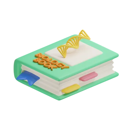 Biology Book  3D Icon