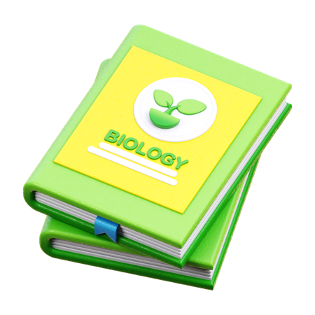 생물학 책  3D Icon