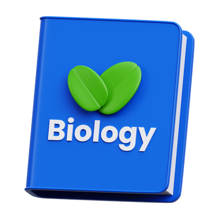 생물학 책  3D Icon