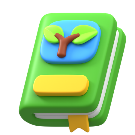 Biology Book  3D Icon