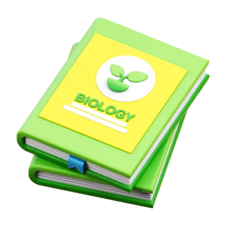 Biology Book  3D Icon