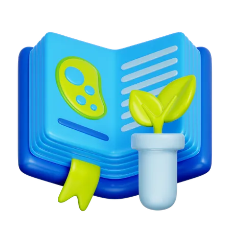 Biology Book  3D Icon