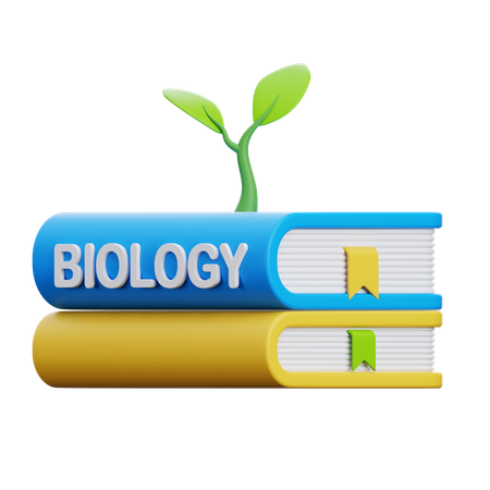 Biology Book  3D Icon