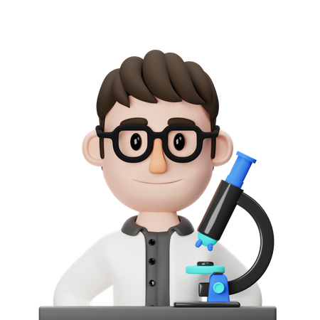 Biology Teacher  3D Icon
