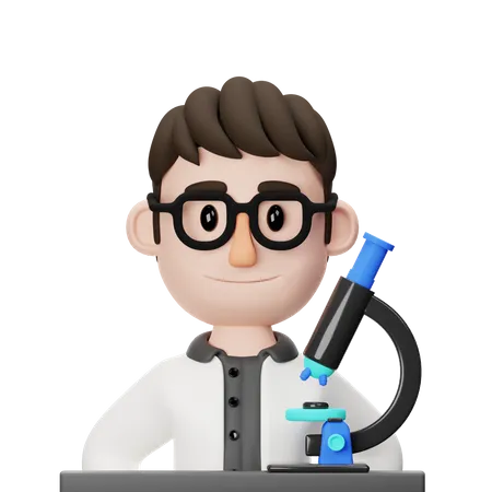 Biology Teacher  3D Icon