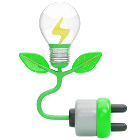 Biomasse-Energiequellen  3D Icon