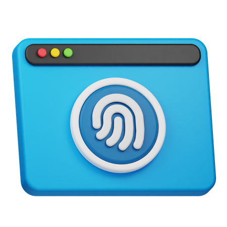 Site de biometria  3D Icon