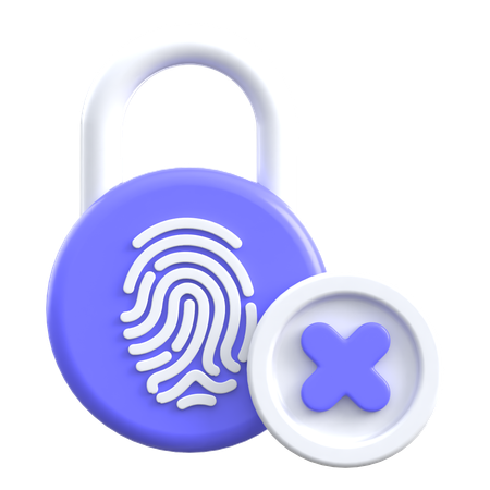 Biometric  3D Icon