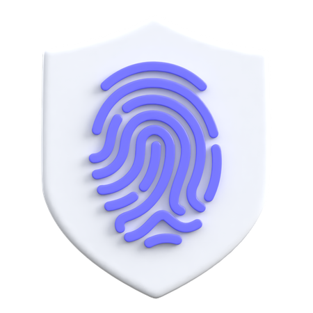 Biometric  3D Icon