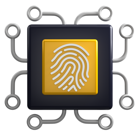 Biometric Ai  3D Icon