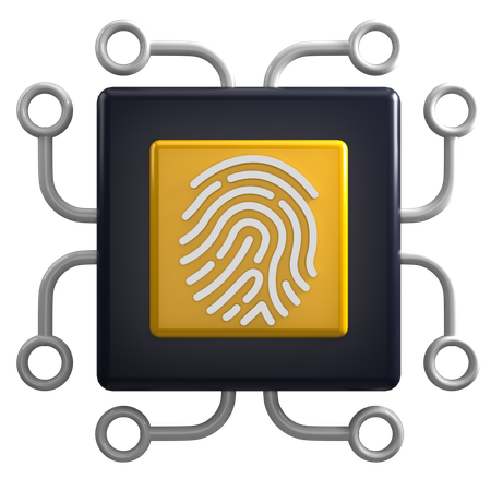 Biometric Ai  3D Icon