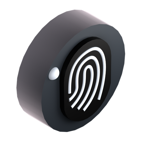 Biometric Authentication  3D Icon