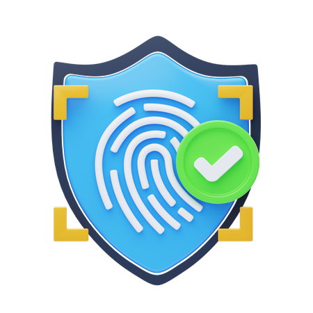 Biometric Authentication  3D Icon