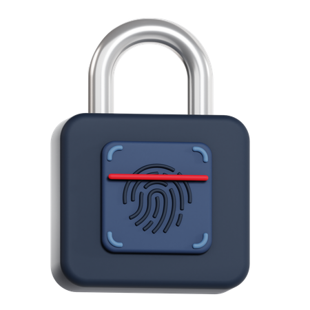 Biometric Authentication  3D Icon