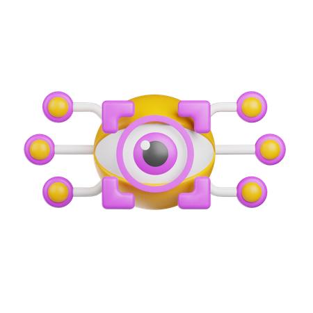 Biometric Eye  3D Icon