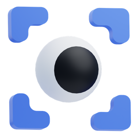 Biometric Eye  3D Icon