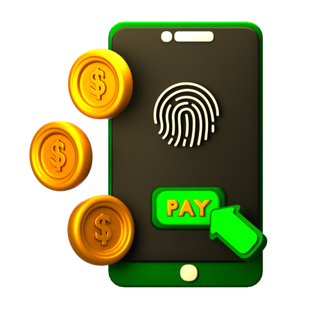 Biometric Identification  3D Icon