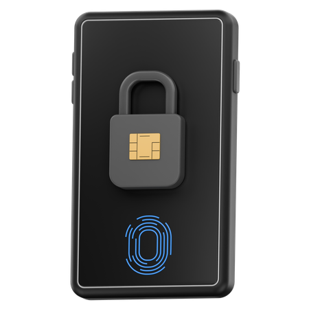 Biometric Payment  3D Icon