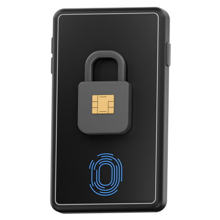 Biometric Payment  3D Icon