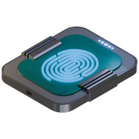 Biometric Payment Scanner  3D Icon