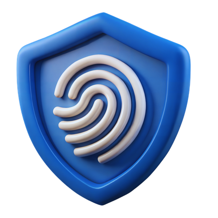 Biometric Security  3D Icon